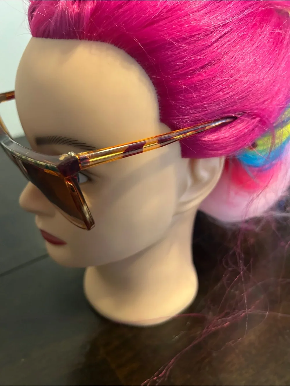 Tortoiseshell Cat-Eye Sunglasses - Amber Lenses
